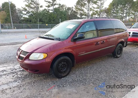 2001 Dodge Grand Caravan Sport from USA, damaged, VIN 2B8GP44301R204886